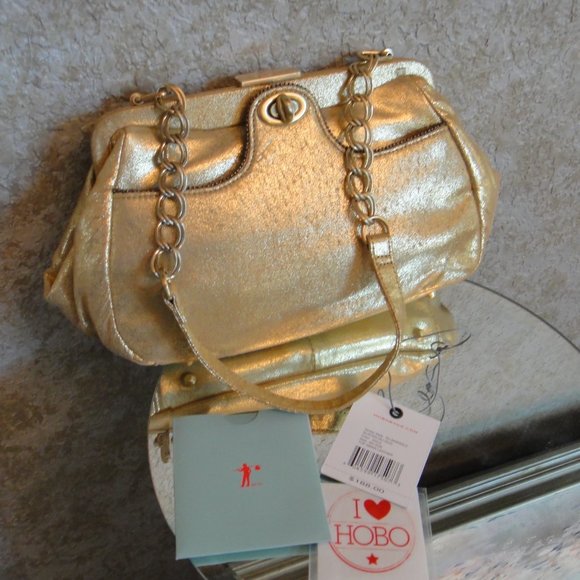 HOBO Handbags - Gold Hobo Bag